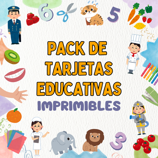 Más de 140 Tarjetas Educativas Imprimibles